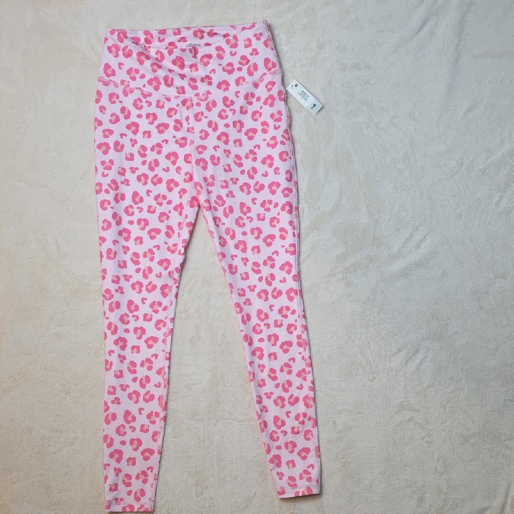 NEW Belk‎ Cabana By Crown & Ivy Pink Animal Print Kids Leggings